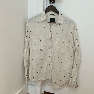 Abercrombie & Fitch Boyfriend Front Button Shirt